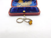 Sterling Silver Wedding Engagement Ring Charm Pendant Vintage c1970