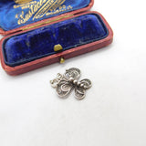 Sterling Silver Filigree Butterfly Charm Pendant Vintage c1970