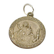 Sterling Silver St Christopher Charm Pendant Vintage c1970
