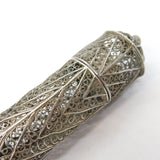 George III Filigree Sterling Silver Document Holder Antique c1780s AF