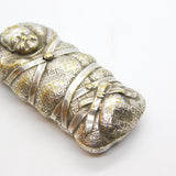 Victorian Austrian Silver Plated Baby in the Basket Novelty Vesta Case c1860