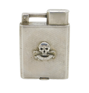 Sterling Silver Royal Lancers Military 'Death or Glory' Lighter Antique London