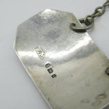 George III Sterling Silver Sherry Label Antique 1813 London Elizabeth Morley