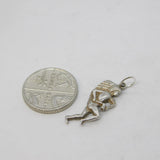 Sterling Silver Native American Charm Pendant Vintage c1970