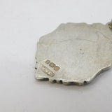Sterling Silver Sporting Fob Medal Antique c1920 Art Deco