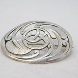 Rennie Mackintosh Style Art Deco Flower Brooch Vintage Scottish