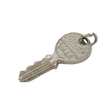 Sterling Silver Yale Key Charm Pendant Vintage c1970