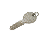 Sterling Silver Yale Key Charm Pendant Vintage c1970