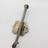 Sterling Silver Enamel Crested Bar Brooch 'NCAA, 1920' Antique 1920 Birmingham