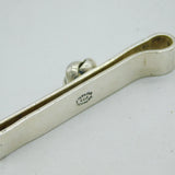Swend Christian Fogh Danish Sterling Silver Knot Form Tie Clip Antique