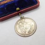 Sterling Silver St Christopher Travel Charm Pendant Vintage c1970