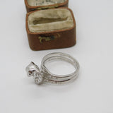Italian Sterling Silver Cobra Snake Statement Ring Vintage c1990 Size S UK