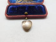 Sterling Silver Twin Shield Studs Charm Pendant Vintage c1970