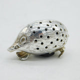 Sterling Silver Novelty Hedgehog Form Pin Cushion Vintage Birmingham