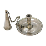 George III Sterling Silver Miniature Coaching Chamberstick Toy Antique 1810