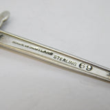 Scottish Sterling Silver MacDonald Clan Crest Brooch Pin Vintage c1950s