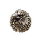 Sterling Silver Eagle Bird Of Prey Statement Ring Vintage c1970 Size Q 1/2