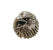 Sterling Silver Eagle Bird Of Prey Statement Ring Vintage c1970 Size Q 1/2