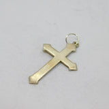 Sterling Silver Cross Charm Pendant Vintage c1970