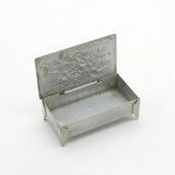 Victorian Tin Plate Novelty 'Where's My Hairpin' Hairpin Box Antique c1880