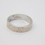 Sterling Silver Engraved "Matt" Wedding Band Ring Vintage c1970 Size Q
