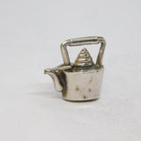 Sterling Silver Teapot Charm Pendant Vintage c1970