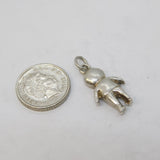 Sterling Silver Eskimo Charm Pendant Vintage c1970s