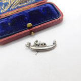 Sterling Silver Venetian Gondola Charm Pendant Vintage c1970