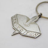 Victorian Sterling Silver 'Teetotum' Novelty Spinning Top Fob Antique c1880s