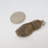 Sterling Silver Clog Shoe Charm Pendant Vintage c1970