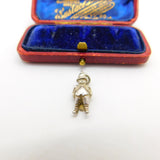 Sterling Silver John Bull Englishman Charm Pendant Vintage c1970