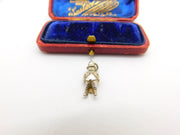 Sterling Silver John Bull Englishman Charm Pendant Vintage c1970