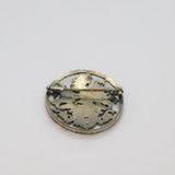 .800 Silver Viennese Military Coat Of Arms Sweetheart Brooch Pin Antique c1930