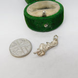 Sterling Silver Highland Dancer Charm Pendant Vintage c1970