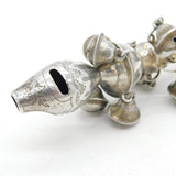 George III Sterling Silver & Coral Baby Rattle & Whistle Antique 1798 London