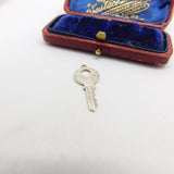 Sterling Silver Visitor Key Charm Pendant Vintage c1970