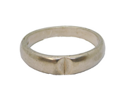 Sterling Silver Graduating Band Studio Style Ring Vintage c1970 Size S