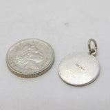 Sterling Silver Aquarius Zodiac Charm Pendant Vintage c1970s