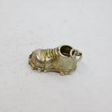 Sterling Silver Hiking Or Work Boot Charm Pendant Vintage c1970s