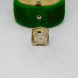Silver .800 Scandinavian Style Log Cabin Charm Pendant Vintage c1970
