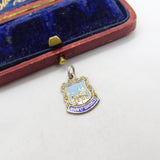 Sterling Silver and Enamel John O'Groats Travel Charm Pendant Vintage c1970