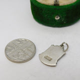 Sterling Silver Enamel Scotland Charm Pendant Vintage c1970