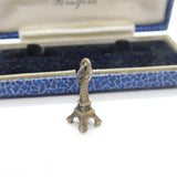 Sterling Silver Eiffel Tower Paris Souvenir Charm Pendant Vintage c1970