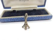 Sterling Silver Eiffel Tower Paris Souvenir Charm Pendant Vintage c1970