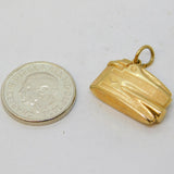 9ct Yellow Gold Zippo Lighter Charm Pendant Vintage 1977 Birmingham