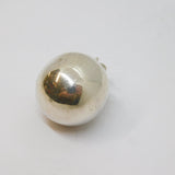Sterling Silver Mexican Musical Chime Ball Sphere Charm Pendant Vintage c1970