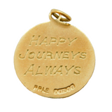 9ct Yellow Gold St Christopher Travel Pendant Vintage 1963 Birmingham