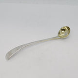 George IV Sterling Silver Engraved Mustard Ladle Spoon Antique 1824 London