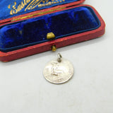 Sterling Silver William IV Authentic Groat Charm Pendant Antique 1836