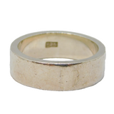 Sterling Silver Chunky Wedding Band Ring Vintage c1970 Size U